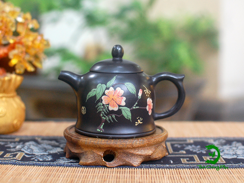 Ấm Tử Sa Cao Cấp Thiền Ý Kim Chung – ATS1421